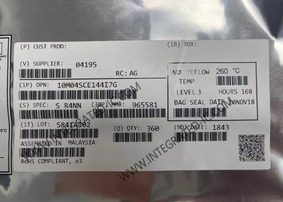 ফিল্ড প্রোগ্রামযোগ্য গেট অ্যারে 10M04SCE144I7G 144-LQFP MAX 10 FPGA ইন্টিগ্রেটেড সার্কিট 450MHz