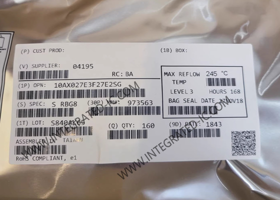 10AX027E3F27E2SG ফিল্ড প্রোগ্রামযোগ্য গেট অ্যারে উচ্চ-কার্যকারিতা অ্যারে 10 জিএক্স এফপিজিএ আইসি