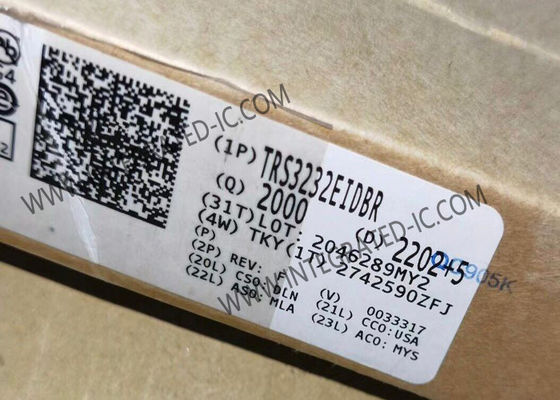 TRS3232EIDBR ইন্টিগ্রেটেড সার্কিট চিপ মাল্টিচ্যানেল RS-232 লাইন ড্রাইভার এবং ±15kV আইইসিইএসডি সুরক্ষা সহ রিসিভার