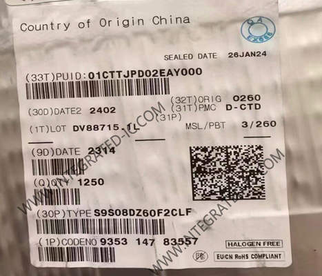 S9S08DZ60F2CLF মাইক্রোকন্ট্রোলার MCU 40MHz 8-বিট মাইক্রোকন্ট্রোলার LQFP-48 প্যাকেজ