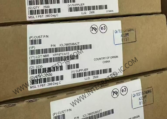 ICL7660SIBAZT ইন্টিগ্রেটেড সার্কিট চিপ CMOS ভোল্টেজ কনভার্টার SOIC8 সুইচিং নিয়ন্ত্রক IC
