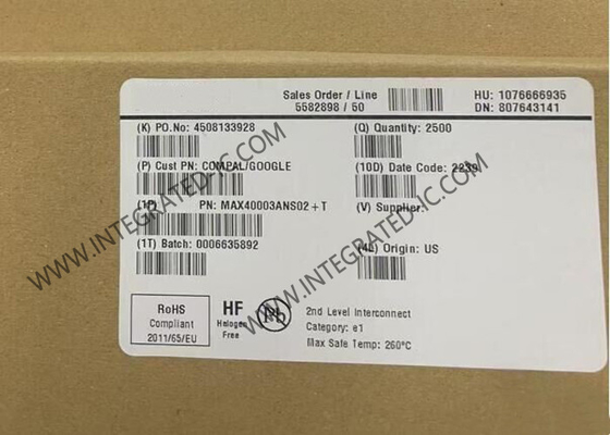MAX40003ANS02 ইন্টিগ্রেটেড সার্কিট চিপ 4-বাম্প ন্যানোপাওয়ার তুলনাকারী 600nA অ্যানালগ তুলনাকারী