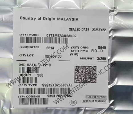 S9S12XS256J0VAL মাইক্রোকন্ট্রোলার MCU 16-বিট MCU 40MHz HCS12X মাইক্রোকন্ট্রোলার IC