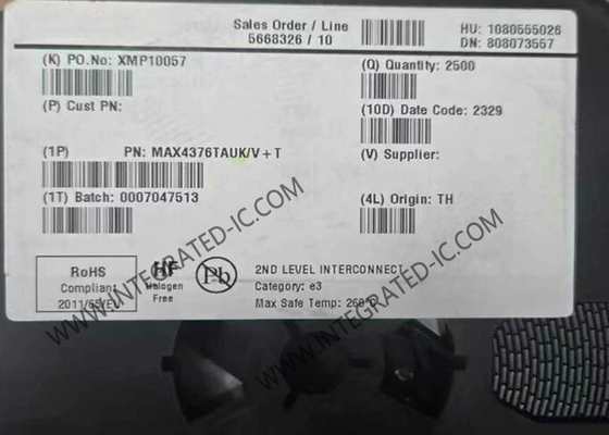 MAX4376TAUK ইন্টিগ্রেটেড সার্কিট চিপ 1mA একক উচ্চ পাশের বর্তমান সেন্স এম্প্লিফায়ার