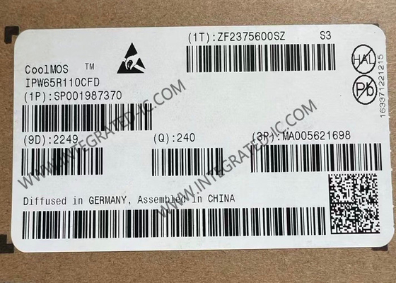 IPW65R110CFD ইন্টিগ্রেটেড সার্কিট চিপ 650V এন-চ্যানেল পাওয়ার MOSFET ট্রানজিস্টর TO-247-3