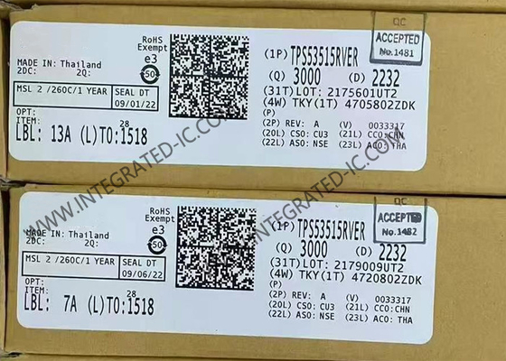 TPS53515RVER ইন্টিগ্রেটেড সার্কিট চিপ 12A একক সিঙ্ক্রোনিক সুইফট বাক কনভার্টার VQFN28