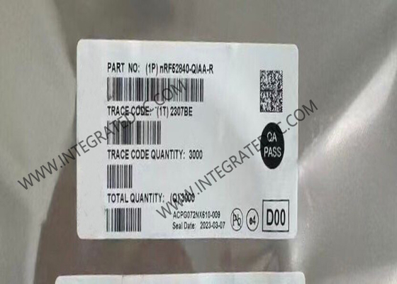 NRF52840-QIAA BT IC 2.4GHz মাল্টিপ্রোটোকল BT 5.4 SoC AQFN73 সিস্টেম অন চিপ