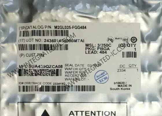 ফিল্ড প্রোগ্রামযোগ্য গেট অ্যারে M2GL025-FGG484 1.2V FPGA প্রোগ্রামযোগ্য লজিক আইসি 27696LE FBGA-484