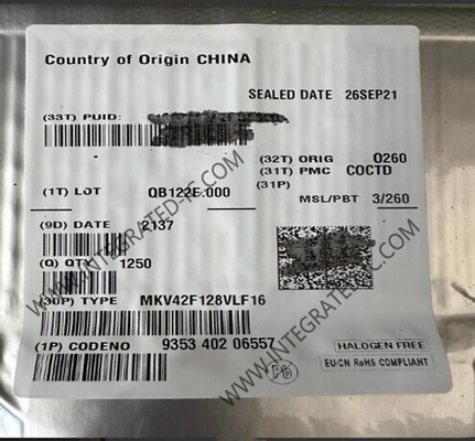 MKV42F128VLF16 মাইক্রোকন্ট্রোলার MCU 168MHz এআরএম কর্টেক্স এম 4 কিনেটিস কেভি মাইক্রোকন্ট্রোলার