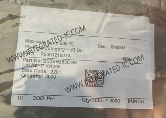 QS3VH253QG8 ইন্টিগ্রেটেড সার্কিট চিপ উচ্চ ব্যান্ডউইথ বাস সুইচ কম ON- প্রতিরোধের সাথে