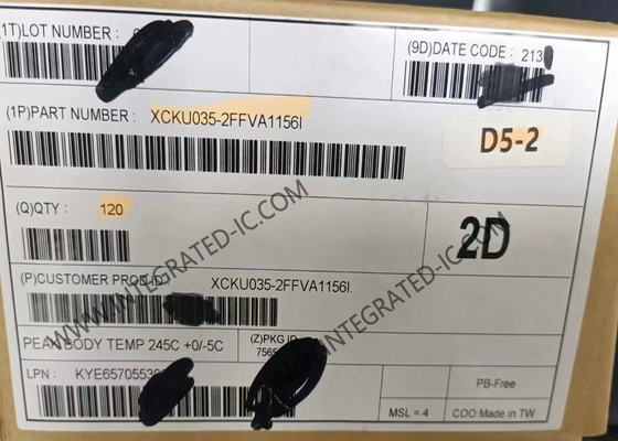 XCKU035-2FFVA1156I ফিল্ড প্রোগ্রামযোগ্য গেট অ্যারে Kintex UltraScale FPGA IC FCBGA1156