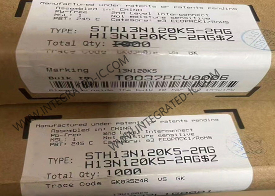 ইন্টিগ্রেটেড সার্কিট চিপ STH13N120K5-2AG 1200V অটোমোটিভ গ্রেড এন-চ্যানেল ট্রানজিস্টর