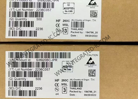 SI8920BC-IPR ইন্টিগ্রেটেড সার্কিট চিপ আইসোলেটেড এম্প্লিফায়ার বর্তমান শন্ট পরিমাপের জন্য