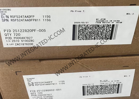 R5F524TAADFP মাইক্রোকন্ট্রোলার MCU 32-বিট মাইক্রোকন্ট্রোলার অন-চিপ এফপিইউ সহ একযোগে দুটি মোটর চালাতে সক্ষম করে