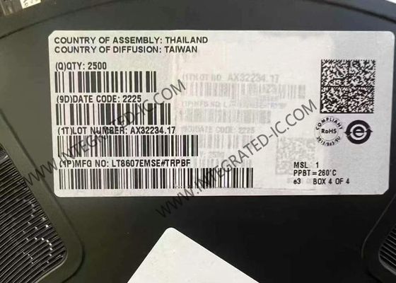 LT8607EMSE ইন্টিগ্রেটেড সার্কিট চিপ 42V 750mA সিঙ্ক্রোন স্টেপ ডাউন নিয়ন্ত্রক MSOP10