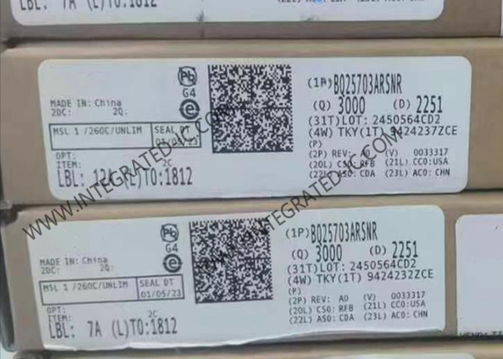 BQ25703ARSNR ইন্টিগ্রেটেড সার্কিট চিপ 1-4 সেল এনভিডিসি বক বুস্ট ব্যাটারি চার্জ নিয়ন্ত্রক
