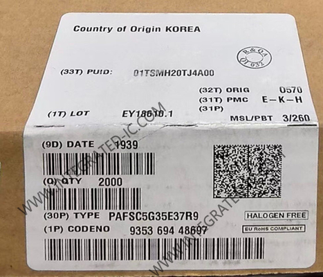 PAFSC5G35E37R9 ইন্টিগ্রেটেড সার্কিট চিপ পাওয়ার এম্প্লিফায়ার মডিউল LTE এবং 5G এর জন্য