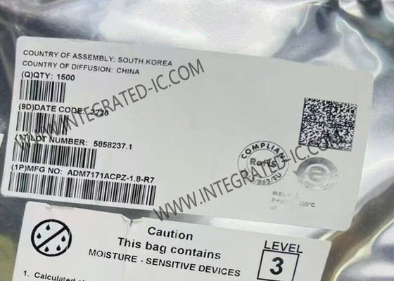 ADM7171ACPZ-1.8 ইন্টিগ্রেটেড সার্কিট চিপ 1A লো ড্রপআউট লিনিয়ার রেগুলেটর 6.5 ভোল্ট সিএমওএস এলডিও