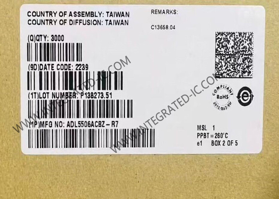 ADL5506ACBZ ওয়্যারলেস কমিউনিকেশন মডিউল 30 MHz থেকে 4.5 GHz 45 ডিবি আরএফ ডিটেক্টর