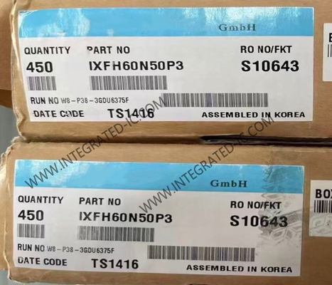 IXFH60N50P3 ইন্টিগ্রেটেড সার্কিট চিপ এন-চ্যানেল এনহ্যান্সমেন্ট পাওয়ার MOSFET ট্রানজিস্টর