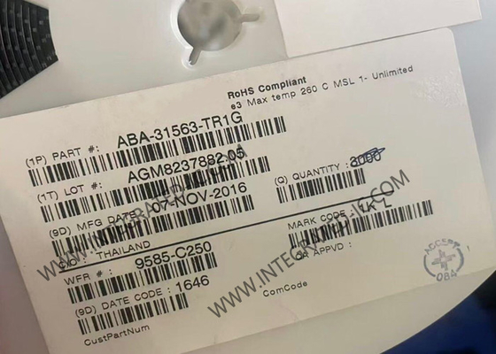 ABA-31563-TR1G ওয়্যারলেস কমিউনিকেশন মডিউল 0Hz থেকে 3.5GHz আরএফ এম্প্লিফায়ার IC SOT-363-6