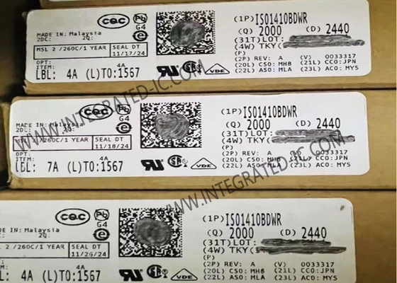 ISO1410BDWR ইন্টিগ্রেটেড সার্কিট চিপ 500kbps বিচ্ছিন্ন RS-485 RS-422 ট্রান্সসিভার SOIC16