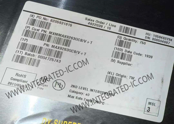 MAX9263GCB ইন্টিগ্রেটেড সার্কিট চিপ 2.5Gbps গিগাবিট মাল্টিমিডিয়া সিরিয়াল লিঙ্ক সিরিয়ালাইজার