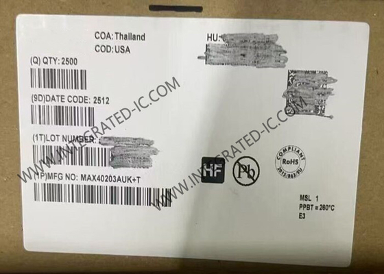 MAX40203AUK ইন্টিগ্রেটেড সার্কিট চিপ 1A আদর্শ ডায়োড SOT-23-5 আদর্শ ডায়োড বর্তমান সুইচ