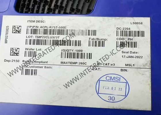 ACPL-K75T-500E ইন্টিগ্রেটেড সার্কিট চিপ অটোমোটিভ হাই স্পিড লজিক আউটপুট অপটোআইসোলেটর SO8