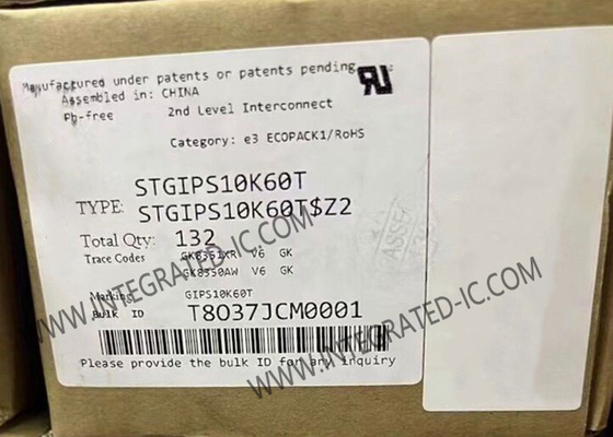 STGIPS10K60T অটোমোটিভ IGBT মডিউল 600V ইন্টেলিজেন্ট পাওয়ার মডিউল 10A 3-ফেজ ইনভার্টার