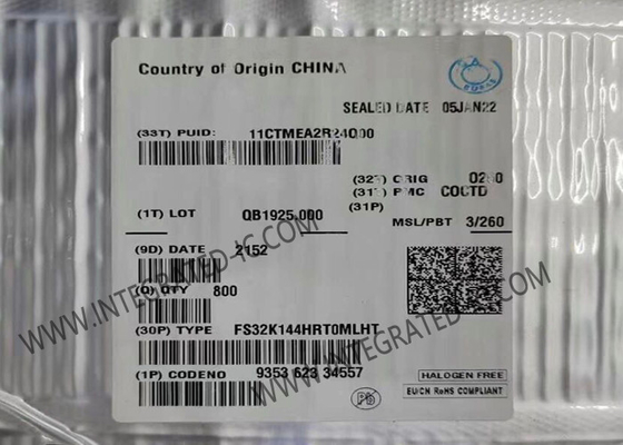 মাইক্রোকন্ট্রোলার MCU FS32K144HRT0MLHT 512KB ফ্ল্যাশ মাইক্রোকন্ট্রোলার IC 2.7V থেকে 5.5V