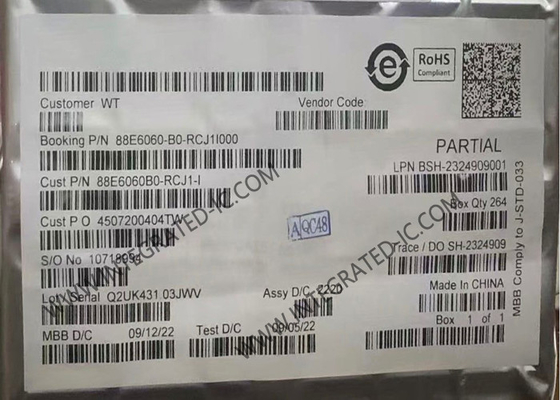 88E6060-B0-RCJ1I000 ইথারনেট আইসি একক চিপ ইন্টিগ্রেশন 6-পোর্ট 10/100 ইথারনেট সুইচ