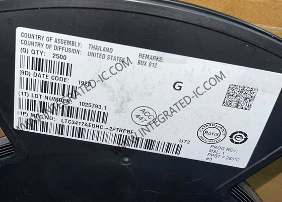 LTC3417AEDHC-2 ইন্টিগ্রেটেড সার্কিট চিপ 4MHz সিঙ্ক্রোনাস স্টেপ ডাউন ডিসি ডিসি নিয়ন্ত্রক