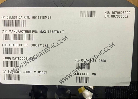 MAX1556ETB ইন্টিগ্রেটেড সার্কিট চিপ উচ্চ দক্ষতা 1.2A PWM স্টেপ-ডাউন ডিসি-ডিসি রূপান্তরকারী