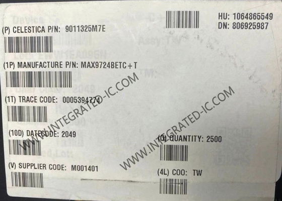 MAX9724BETC ইন্টিগ্রেটেড সার্কিট চিপ স্টেরিও হেডফোন এম্প্লিফায়ার 60mW অডিও এম্প্লিফায়ার