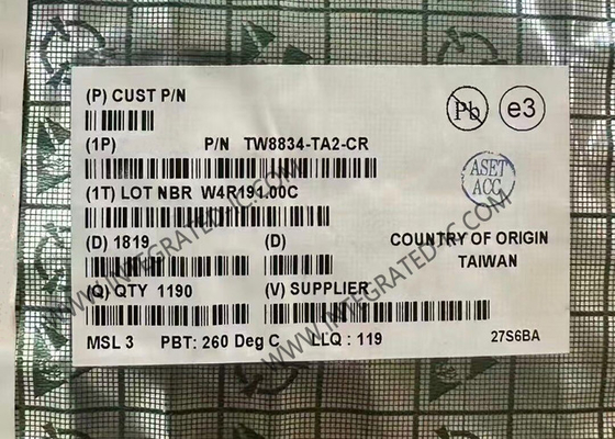TW8834-TA2-CR ইন্টিগ্রেটেড সার্কিট চিপ এলসিডি ভিডিও প্রসেসর TQFP100 ডিসপ্লে প্রসেসর