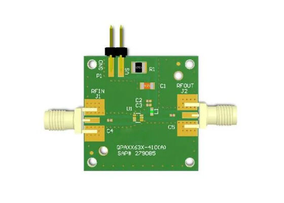 QPA4263APCK401 এমবেডেড সলিউশন 850MHz 5V ক্যাসকেডযোগ্য সিজি এইচবিটি এম্প্লিফায়ার মূল্যায়ন বোর্ড