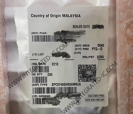 SPC5748GHK0AMKU6 32 বিট ট্রাই-কোর মাইক্রোকন্ট্রোলার এমসিইউ 6 এমবি ফ্ল্যাশ 32-চ্যানেল eDMA এবং LQFP176 প্যাকেজ সহ