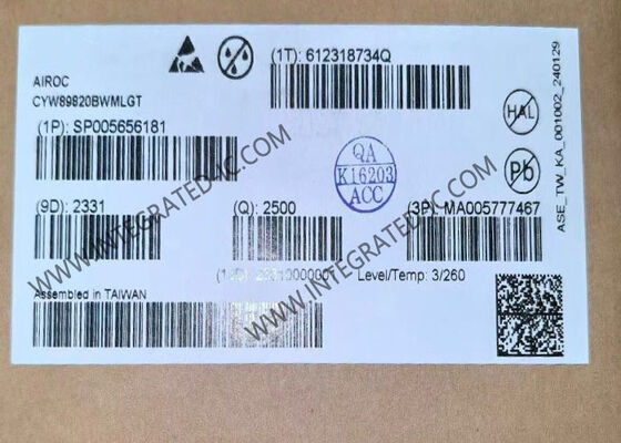 CYW89820BWMLGT BT IC 2.4GHz 3Mbps সিঙ্গল-চিপ ব্লুটুথ v5.0 সিস্টেম অন চিপ