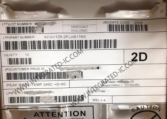 XCVU125-2FLVB1760I Virtex UltraScale FPGA IC 89520LAB 1760-FCBGA ফিল্ড প্রোগ্রামেবল গেট অ্যারে