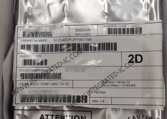 XCZU47DR-2FFVE1156I ফিল্ড প্রোগ্রামযোগ্য গেট অ্যারে 28.21 গিগাবাইট / সেকেন্ড গতির 64-বিট ডিএমএ এবং 8-বিট ইএমএমসি ইন্টারফেস সহ