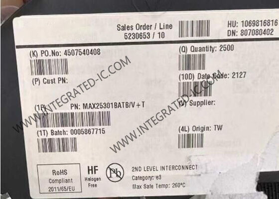 TDFN-10 প্যাকেজে MAX25301BATB অটোমোটিভ লিনিয়ার ভোল্টেজ রেগুলেটর ইন্টিগ্রেটেড সার্কিট চিপ
