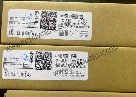 DRV10983SQPWPRQ1 ইন্টিগ্রেটেড সার্কিট চিপ 3 ফেজ ব্রাশড ডিসি মোটর ড্রাইভার আইসি 2A আউটপুট সহ