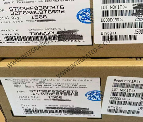 STM32F030C8T6 32-বিট মাইক্রোকন্ট্রোলার আইসি 48MHz এআরএম কর্টেক্স এম 0 কোর এবং 39 আই / ও পিন সহ