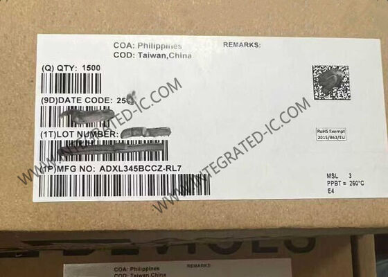 ADXL345BCCZ আল্ট্রা লো পাওয়ার থ্রি-এক্সিস ডিজিটাল অ্যাক্সেলেরোমিটার সেন্সর আইসি ডিজিটাল আউটপুট সহ