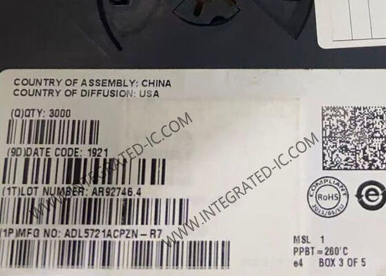 ADL5721ACPZN-R7 ওয়্যারলেস কমিউনিকেশন মডিউল Narrow Band RF Amplifier LFCSP8