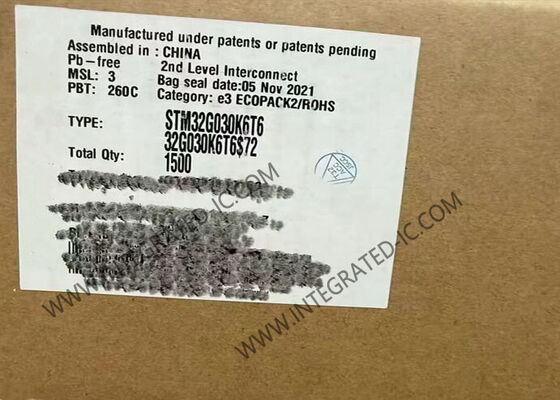 STM32G030K6T6 মাইক্রোকন্ট্রোলার MCU 32-বিট মাইক্রোকন্ট্রোলার IC 64MHz মূলধারার মান-লাইন MCU