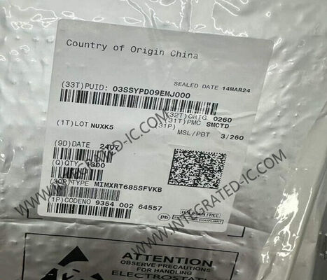 MIMXRT685SFVKB 32Bit ডুয়াল কোর মাইক্রোকন্ট্রোলার MCU 176-VFBGA প্যাকেজ সহ