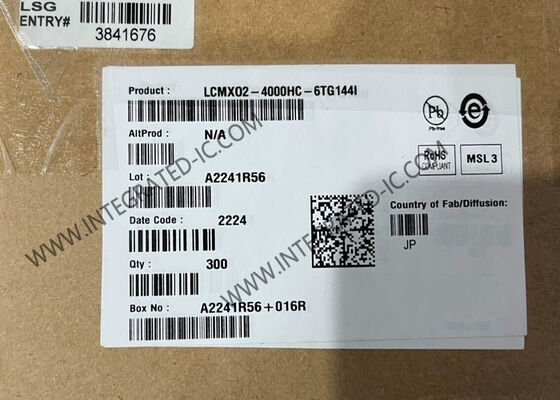 LCMXO2-4000HC-6TG144I ফিল্ড প্রোগ্রামেবল গেট অ্যারে FPGA চিপ 388MHz স্পিড 540LAB এবং TQFP144 প্যাকেজ সহ