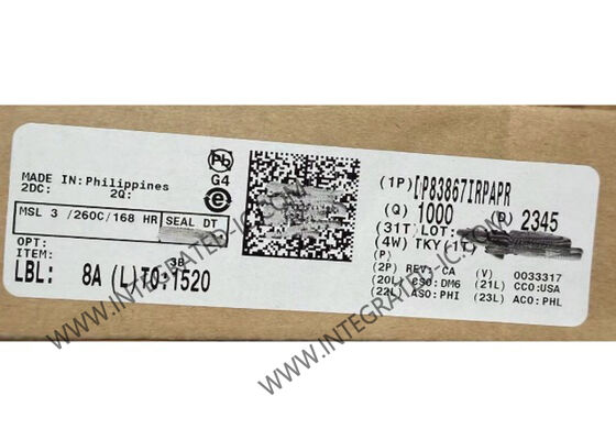 DP83867IRPAPR ইথারনেট আইসি ১৫৭mA হাই ইমিউনিটি গিগাবিট ইথারনেট PHY ট্রান্সসিভার